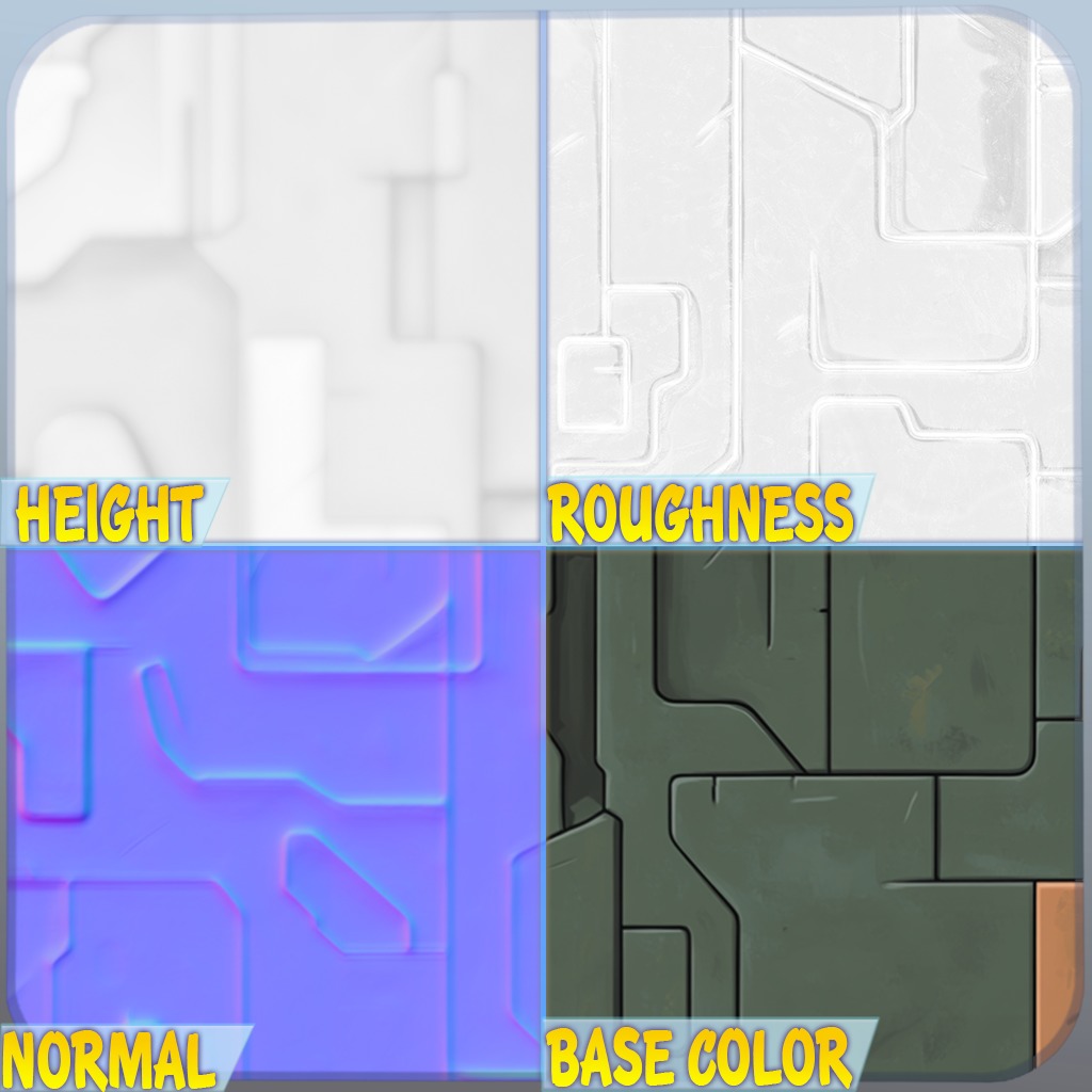 SciFi Seamless Texture Texture_1