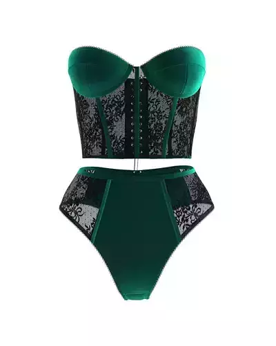 Women Lingerie Set - Bustier and Panty