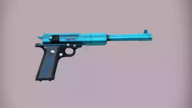 silenced pistol