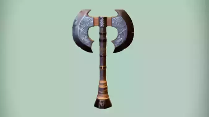 double headed battle axe 