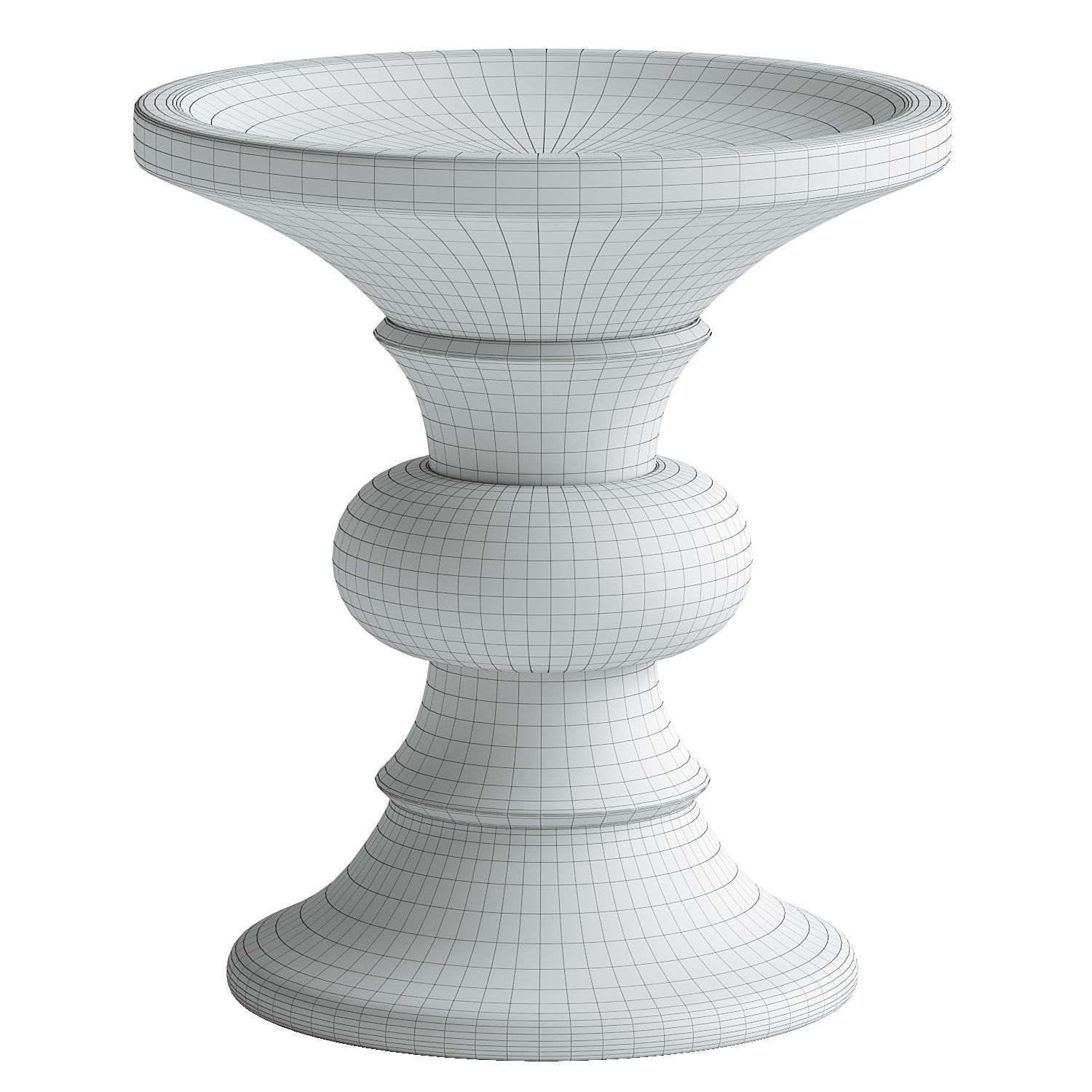 Eames Turned Stool Shape B 3D model_3