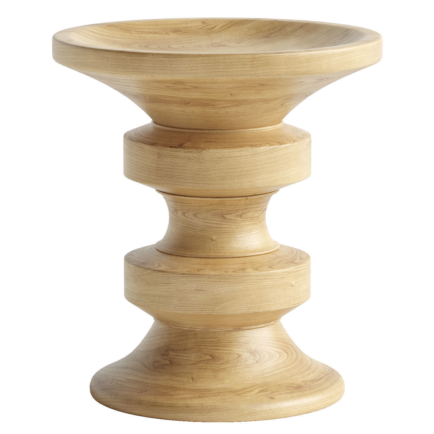 Eames Turned Stool Shape D 3D model_1