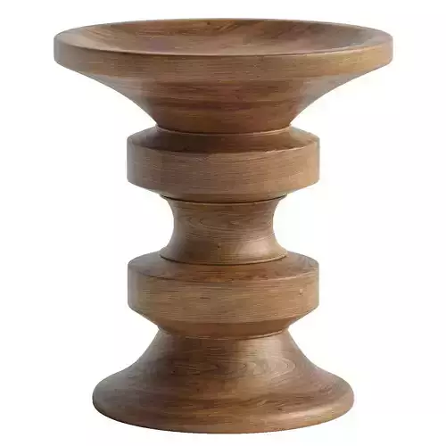 Eames Turned Stool Shape D
