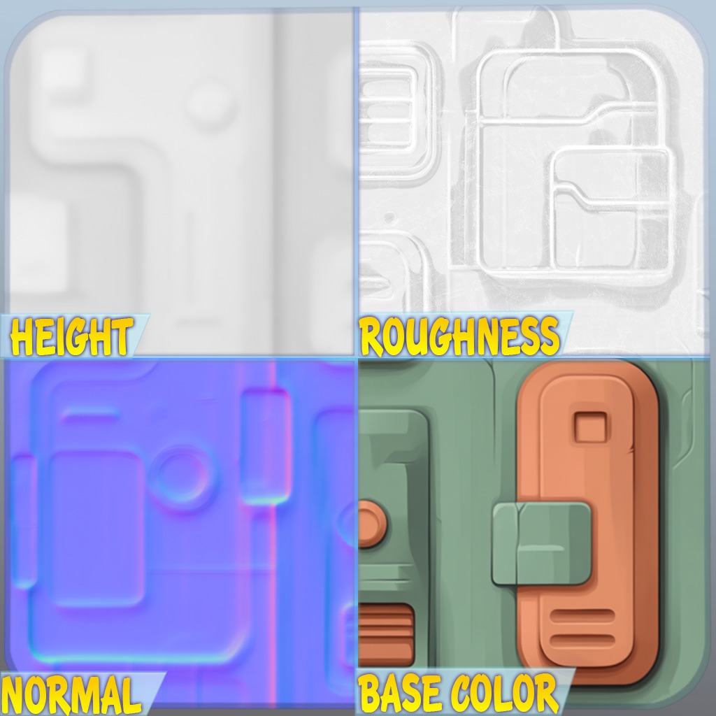 SciFi Seamless Texture Texture_1