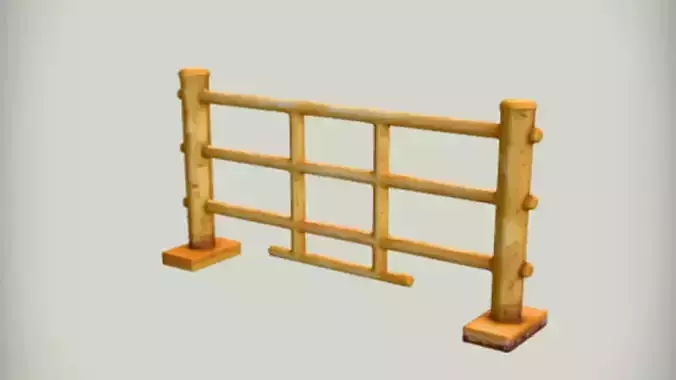 wooden fence structure