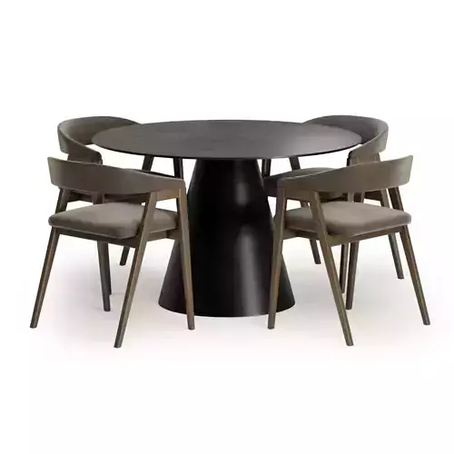 trevor chair with round table
