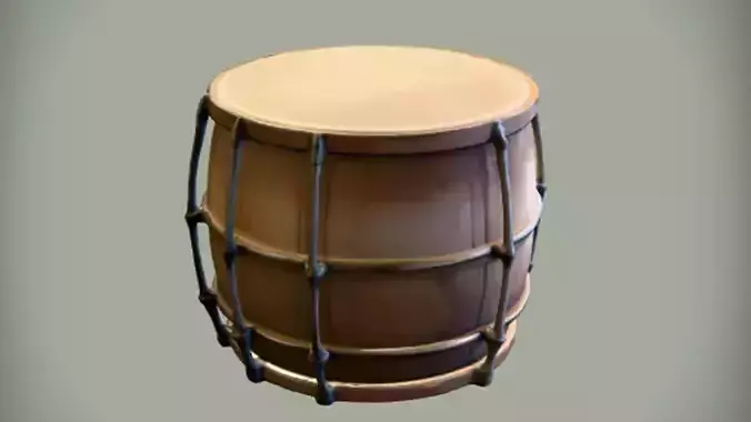 wooden barrel with metal hoops