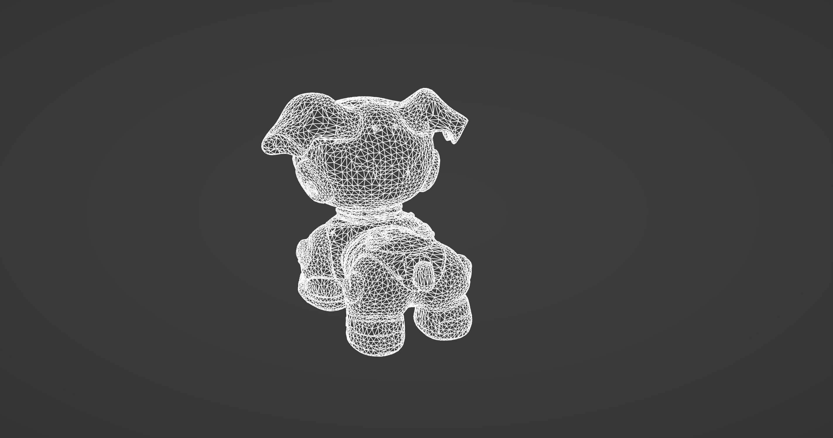 Stylized Robotic Pet Dog 3D model_3