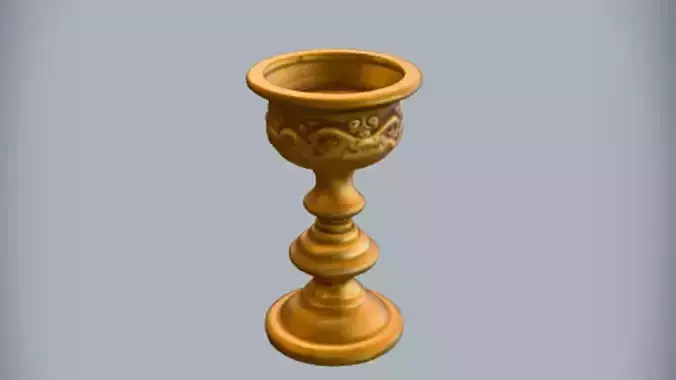 ornate golden chalice 