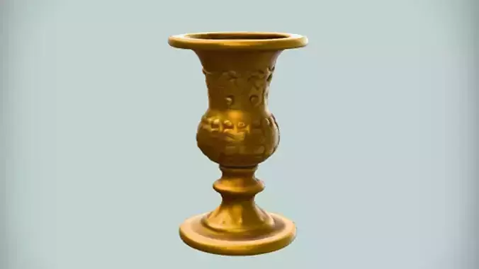 Ornate golden chalice
