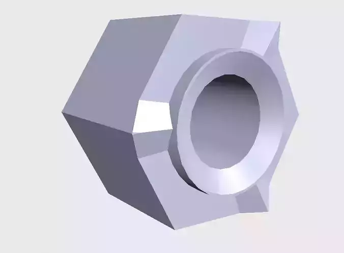 M10 Hexagon piloted weld nut
