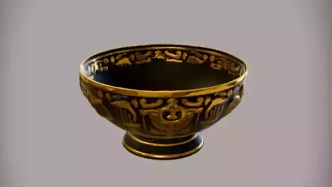 ornate decorative bowl 