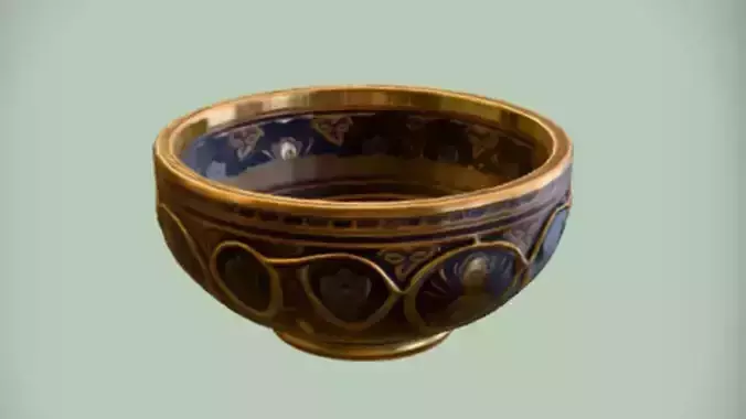 ornate decorative bowl 