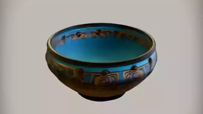 Ancient decorative bowl 