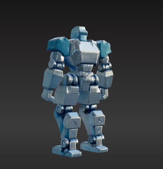 Low-Poly Robot Low-poly 3D model_3