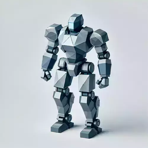 Low-Poly Robot Low-poly 3D model