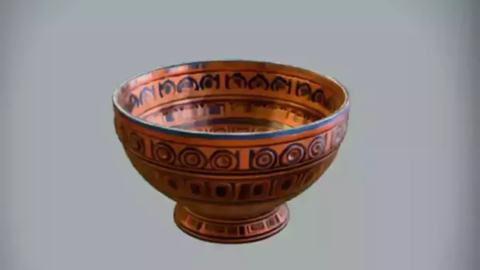 Ancient decorative bowl