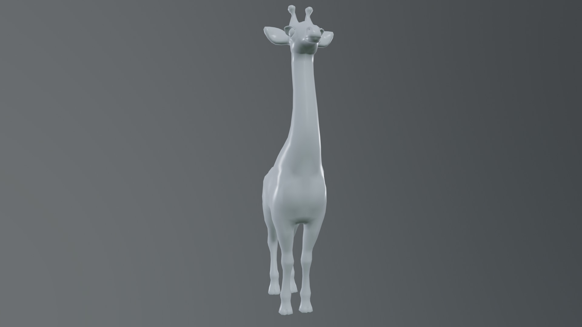 giraffe rig high-poly textured  3D model_15