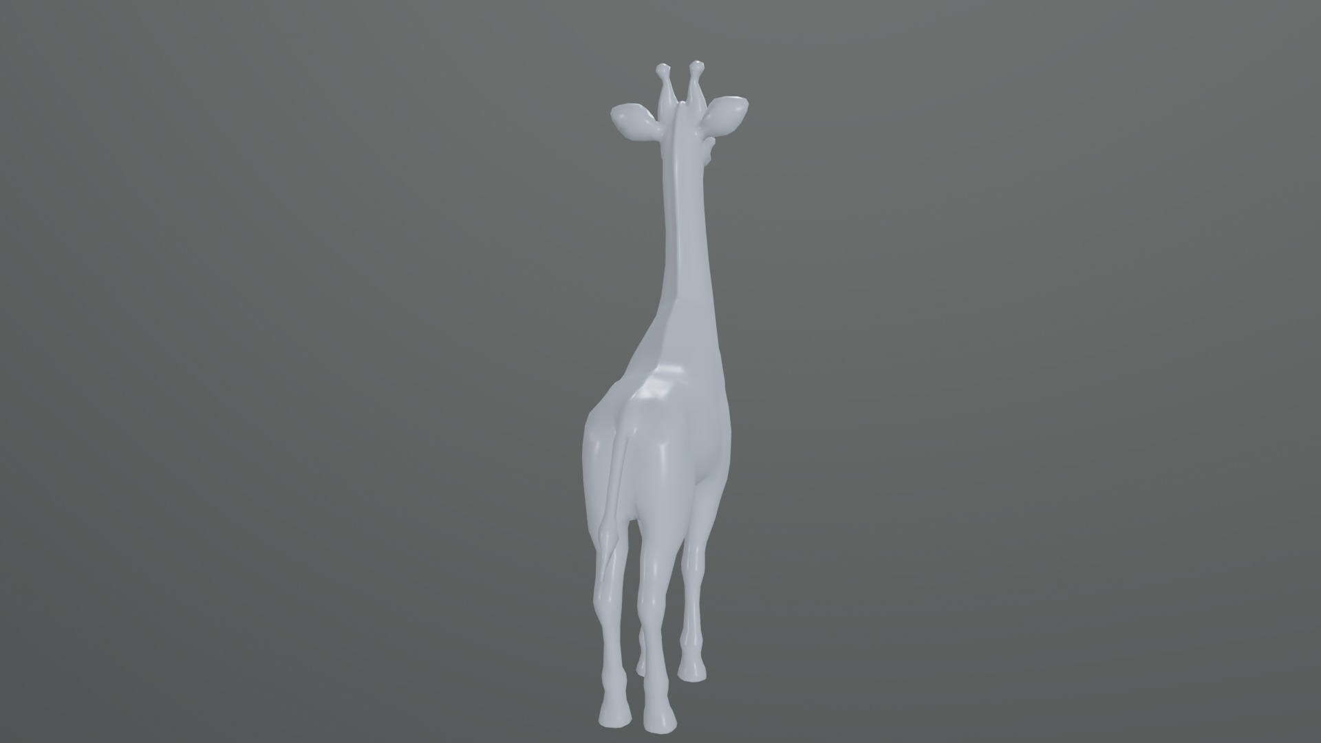 giraffe rig high-poly textured  3D model_14