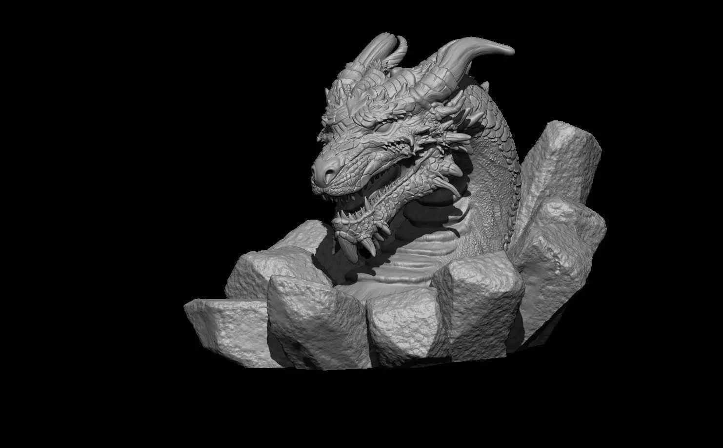 dragon insence holder 3D print model