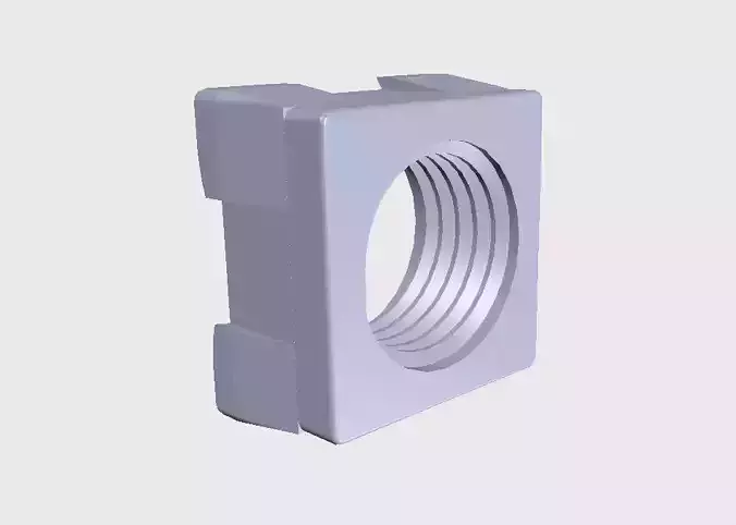 M8 Square weld nut