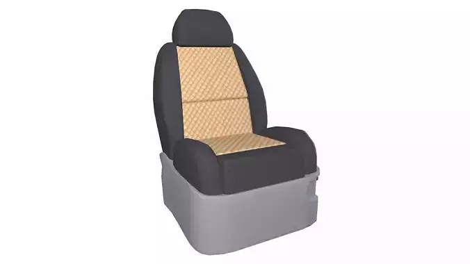 Car Seat Low Poly