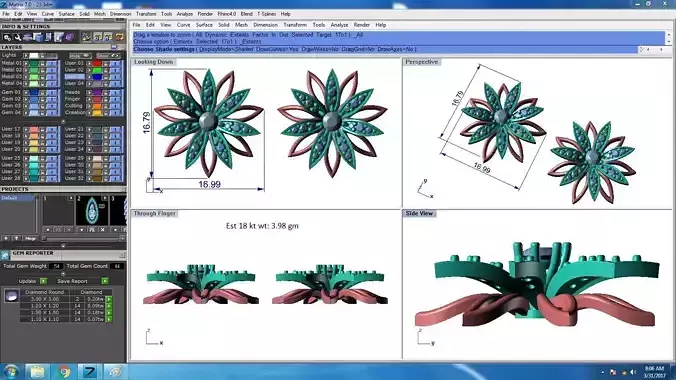 23 PCS BEAUTIFUL STUDS EARING