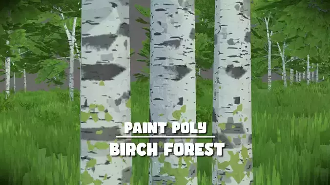 Birch Forest - Game Ready with LODs