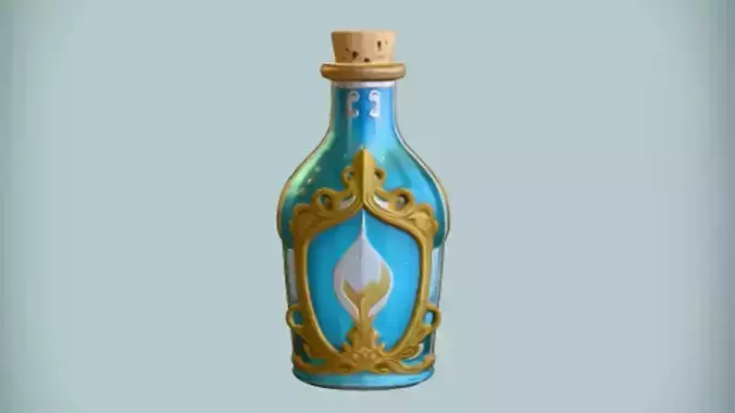 ornate potion bottle