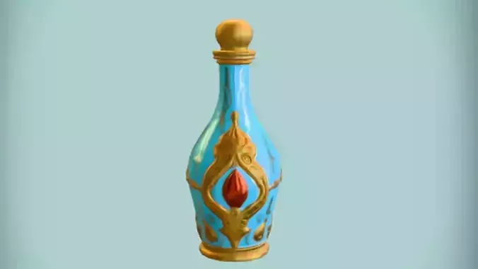 ornate decorative potion bottle
