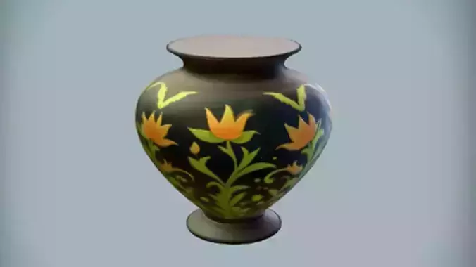 Decorative floral vase