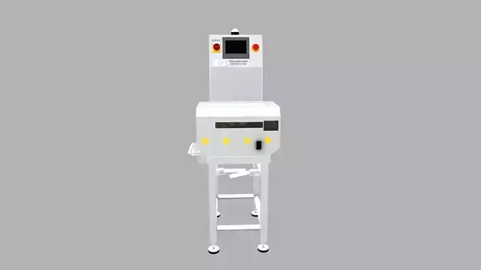 Tablet Check Weightier Machine Low-poly 3D model