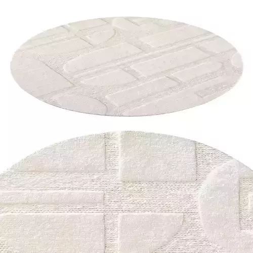 Aarav Wool Rug round