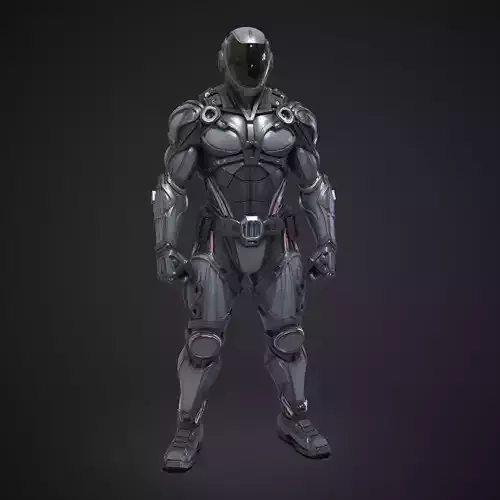 Scifi Futuristic Soldier