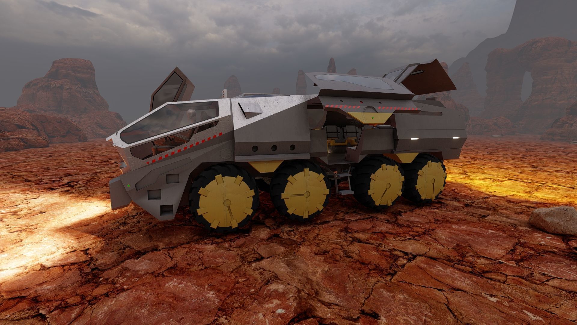 Space rover 3D model_10