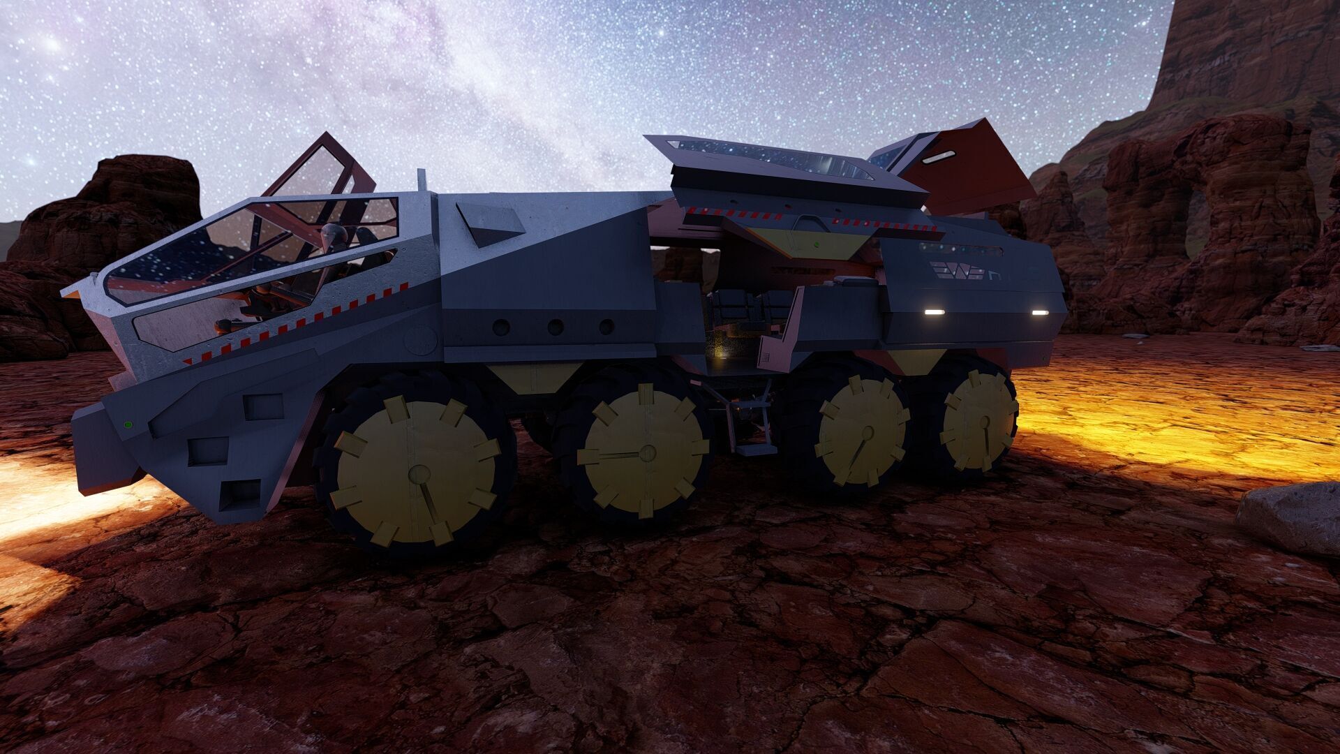 Space rover 3D model_1