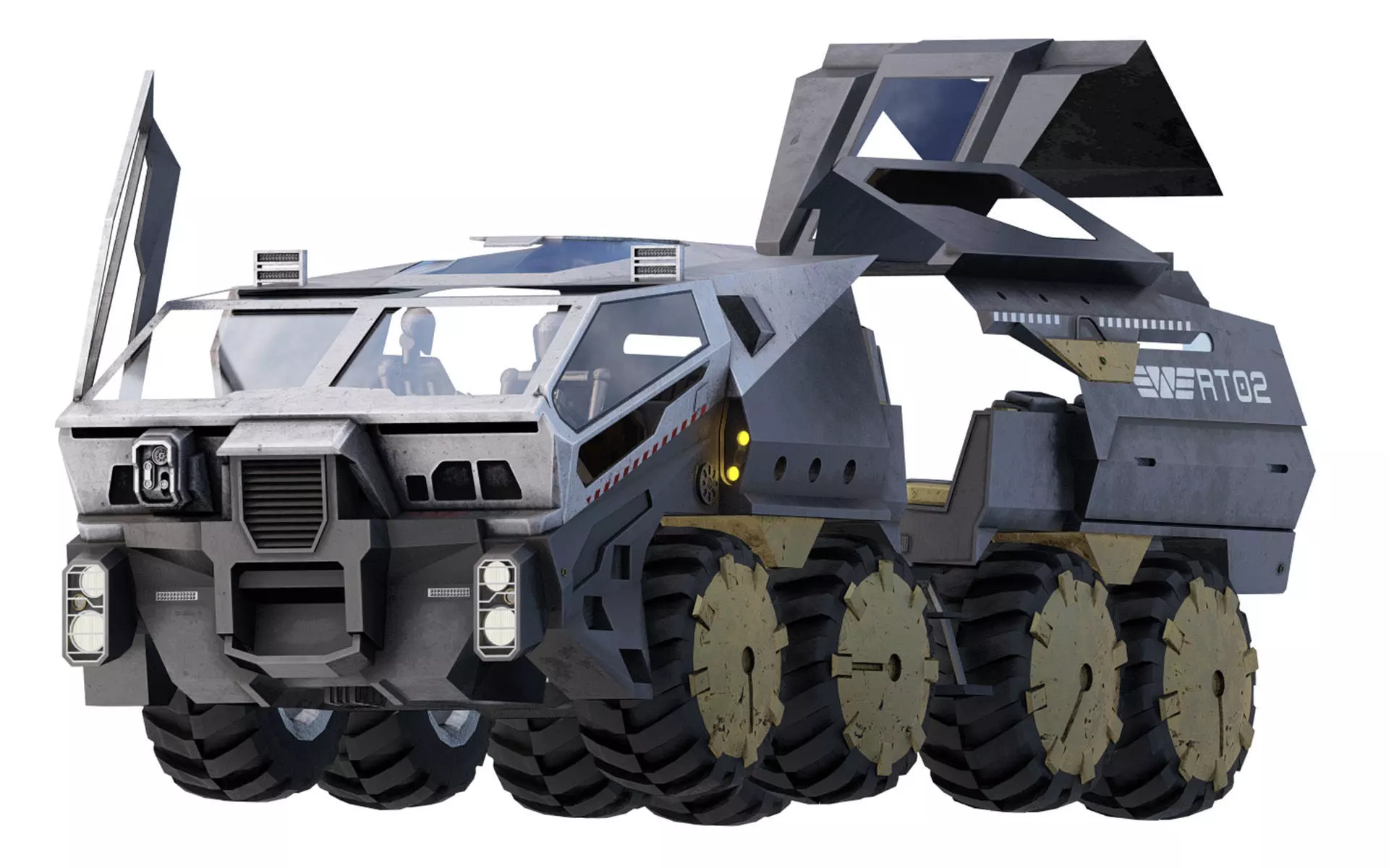 Space rover 3D model_0