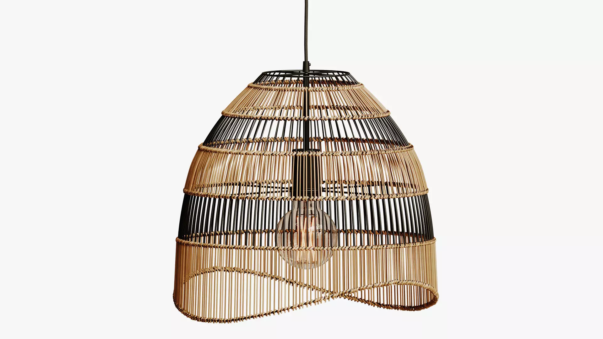 New Kyoto Conical Hanging Lamp 3D model