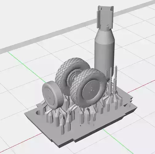 P-39 Airacobra Detail set  3D print model