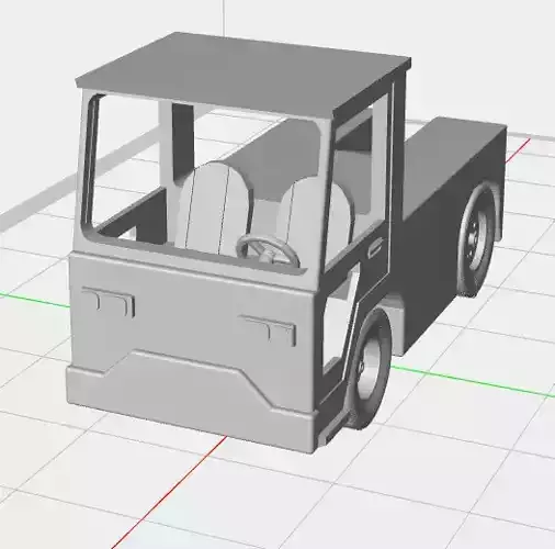ATA E400 Aircraft towing tractor 3D print model