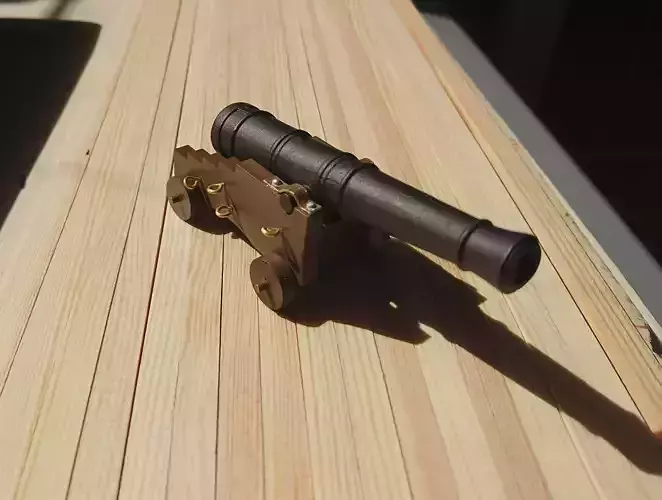 Cannon for pirate ship 3D print model