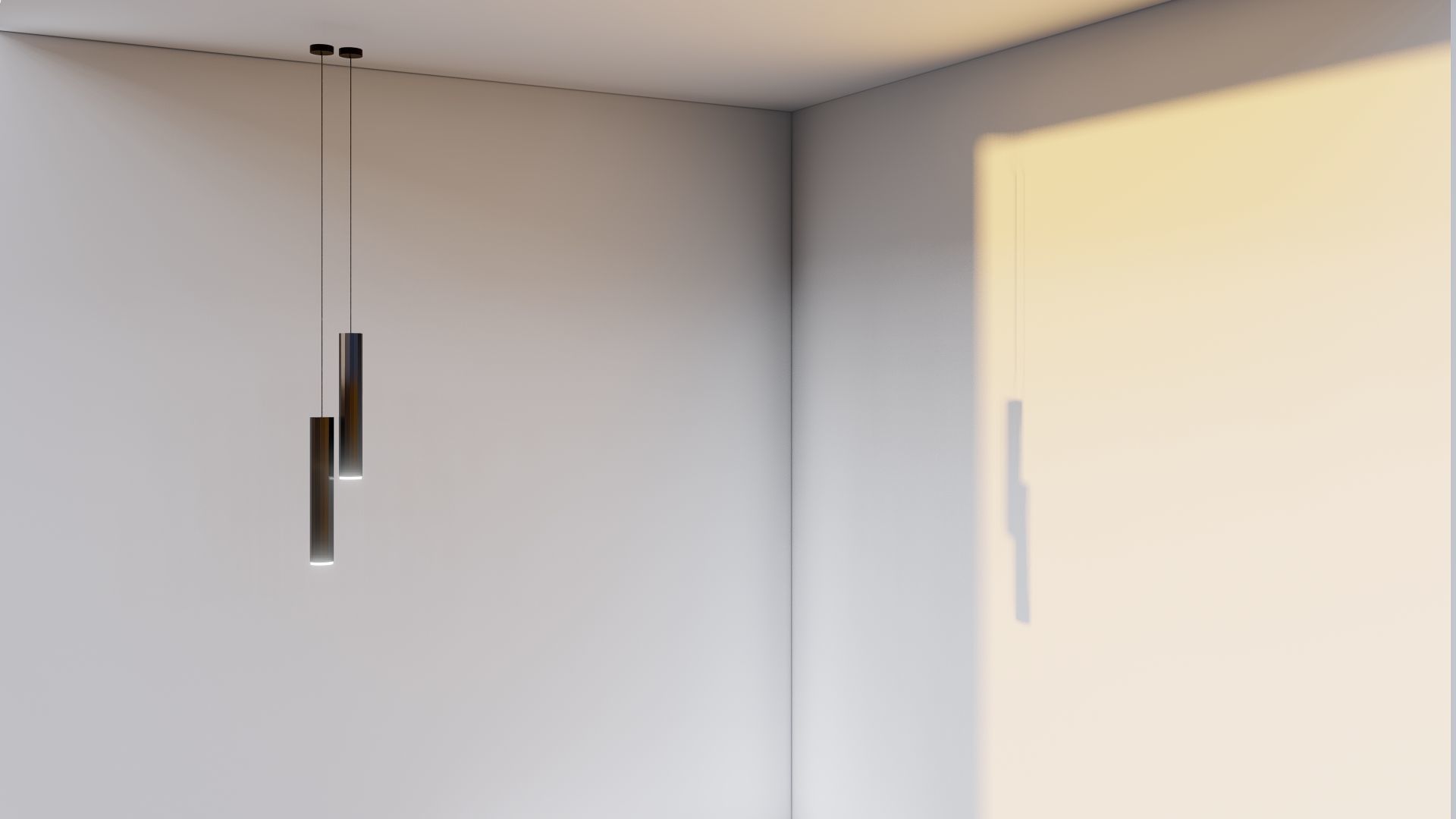Modern lamp 3D model_2