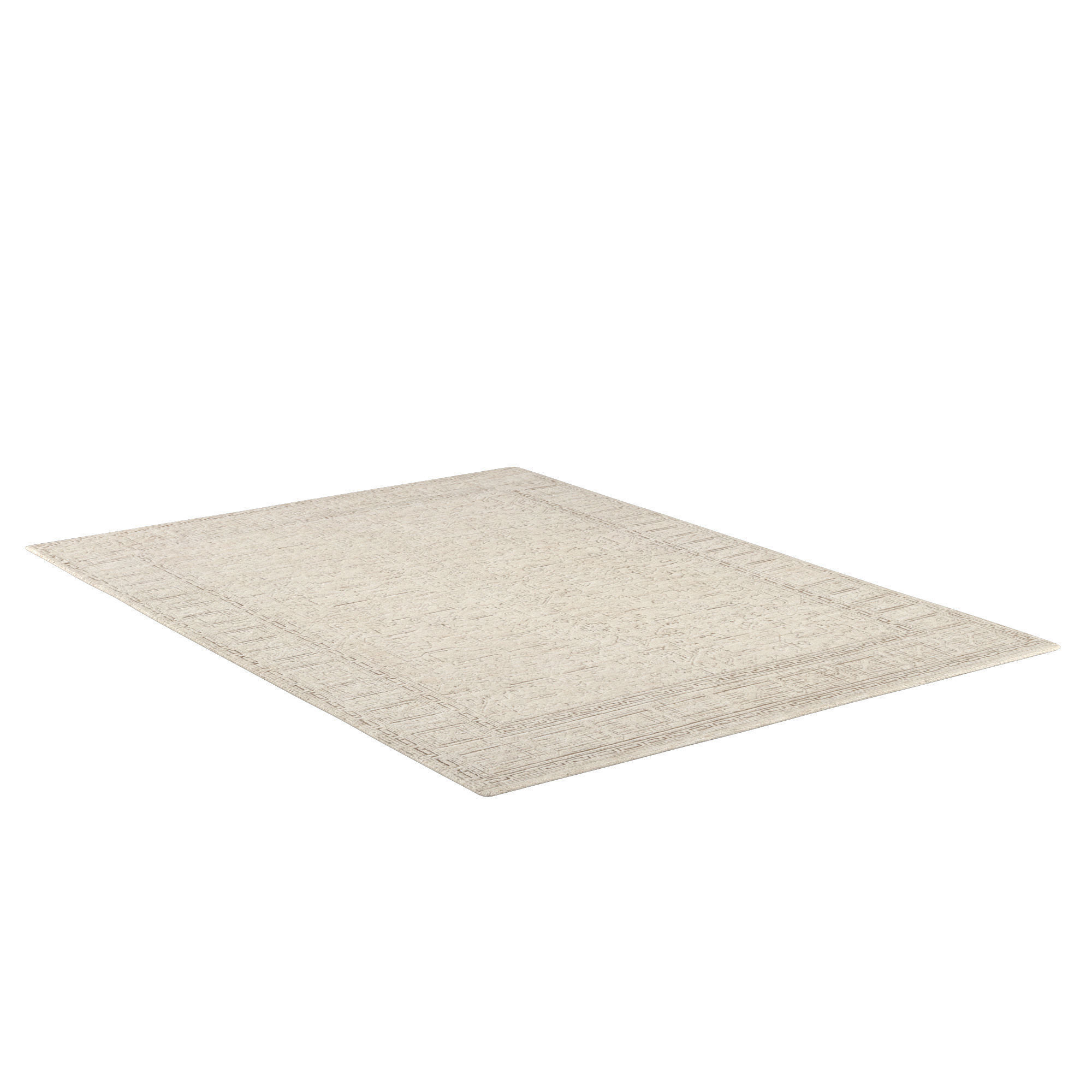 Lunha Wool Rug 3D model_1