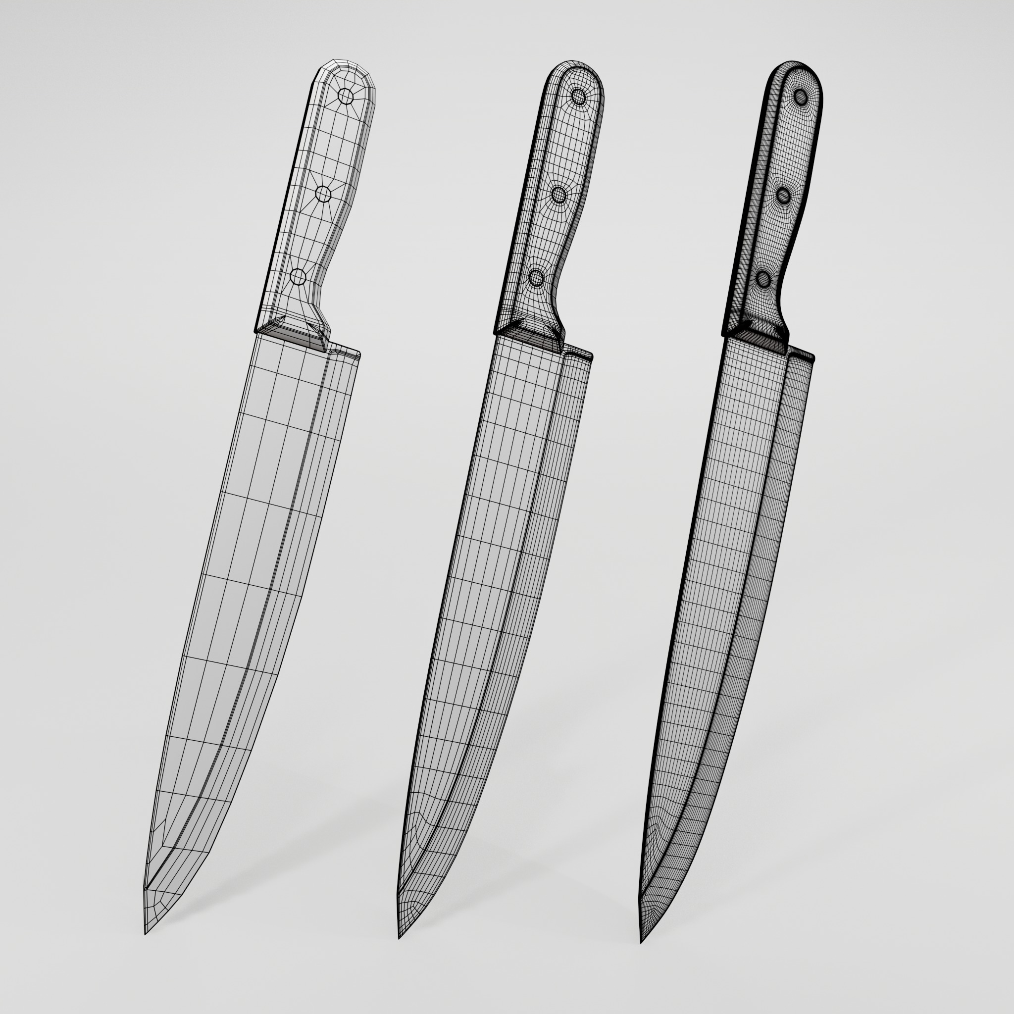 Kitchen Knife 3D model_12