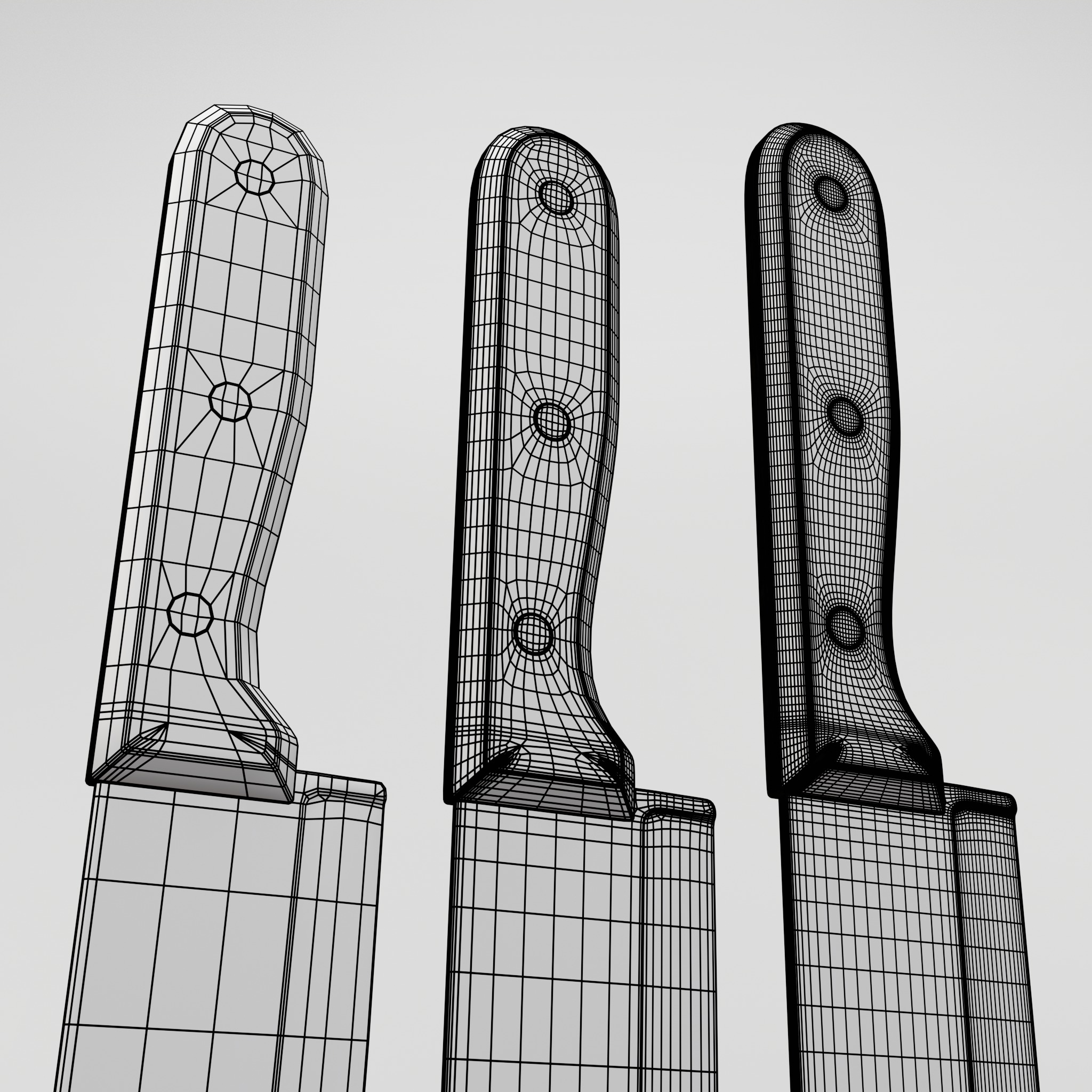 Kitchen Knife 3D model_14