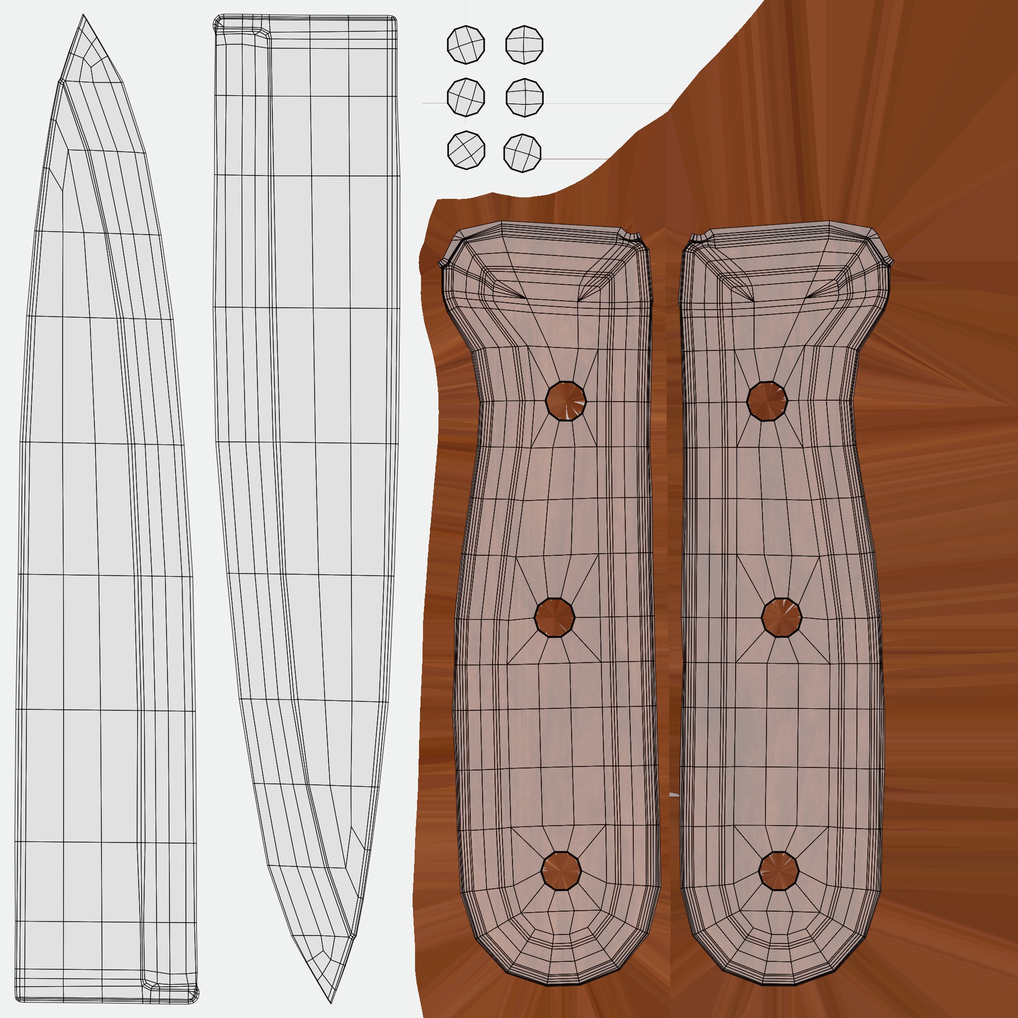 Kitchen Knife 3D model_15