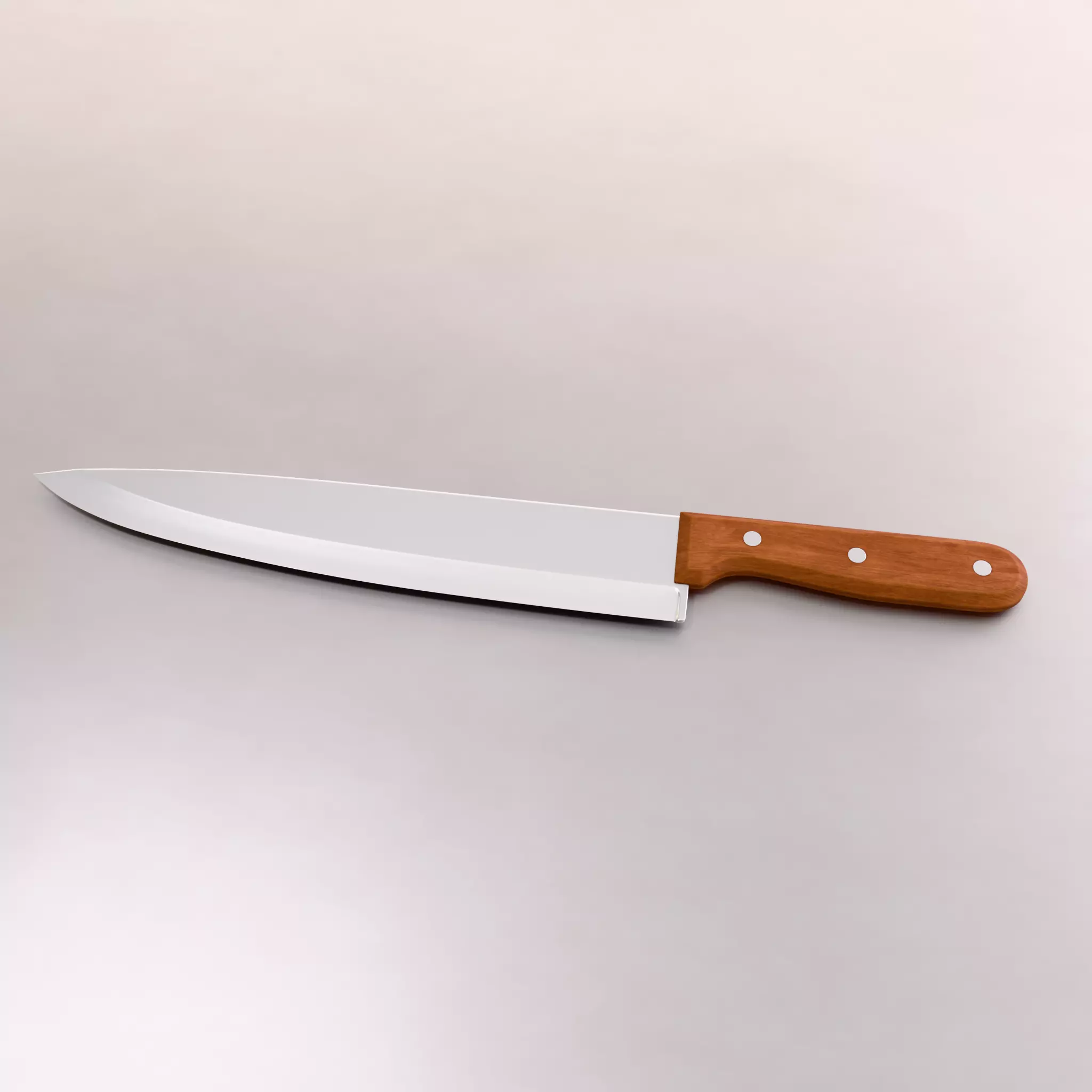 Kitchen Knife 3D model_0