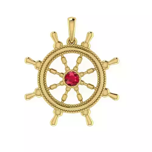 Old Wooden Ship Rudder