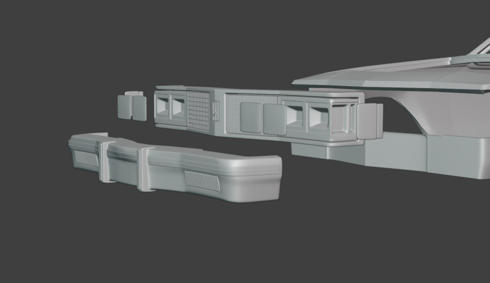 1983 Oldsmobile Regency 3D print model_12