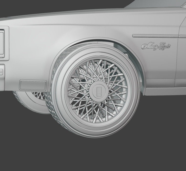 1983 Oldsmobile Regency 3D print model_7